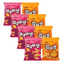 [다담] 농심 스낵 고구마깡4봉+감자깡4봉 총8봉지, 4개