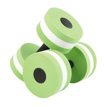 홈짐 거품 물 포팅 아령 풀 아쿠아 수생 에어로빅 운동 피트니스 수영장 2 개, 1-초록