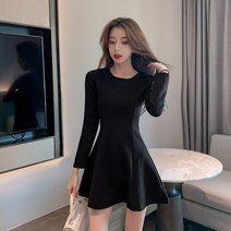 깔끔한 블랙스완원피스 3040쇼핑몰 하객룩 데이트 빅사이즈 휴양지 AF09