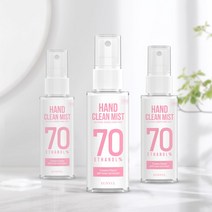은율 핸드 클린 미스트 손소독제, 50ml, 3개