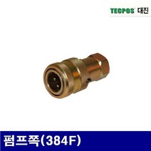 대진유압 6620976 원터치 카플러 펌프쪽(384F) 펀칭기 전동펌프용 PT3/8(원터치식) (1EA)