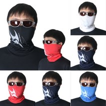 자전거용마스크 자외선 차단 넥워머 아이스쿨 스카프 사이클 마스크, 헨리모리스 기능성마스크(레드)