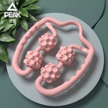 셀프마사지 홈마사지 피크 메이스 솔리드 폼 샤프트 피트니스 장비 마사지 롤러 휠 근육 이완 난로 파이프 아티팩트 요가 칼럼, 원형 다리 벚꽃 가루