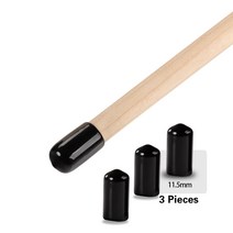 당구 팁 프로텍터 고무 풀 큐 커버 페룰 슬립 온충격 방지 액세서리, 10pcs, 02 Black-11.5mm