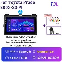 도요타 랜드 크루저 프라도 120 3 렉서스 GX470 J120 2003 2009 카플레이 멀티미디어 스테레오 내비게이션 안드로이드 12 2 딘, 3. MICA