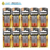 벡셀 알카라인 AA 20알(2개입 10판) 1.5V 건전지 LR6, 1개, 10개입