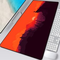 야구 스트라이커존 그물망 네트 피칭 배팅 연습 Deep Forest Firewatch 노트북 게이머 마우스 패드 게임용 대형 잠금 장치 키보드 70x30 cm Deak Mat fo, kanhuoren-021+800x300x3mm