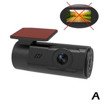 차량 블랙박스 채널 1 2 후방 카메라자동차 DVR HD 1080P 대시캠 와이파이 오토 레코더 비디오 대시보드 24, 01 Black