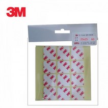 3M양면테이프 3M 4421 다용도 양면테이프 사각 25x25mm 60개입 접착테이프