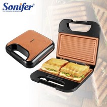 호두과자기계 국화빵 땅콩 풀 타코야키 Sonifer-붙지 않는 코팅 전기 와플 조리기 버블 에그 케이크 샌드, 01 Sandwich Maker_03 AU