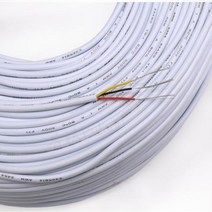 네트워킹 도구 툴 렌카드 네트워크 아답터 랜포트 2510M 28AWG UL2464 피복 와이어 케이블 채널 오디오 라인 2 3 4 5 6 7 8 9 10 코어 절연 구리 신호 제, 없음, White+10 Meters+2 Cores