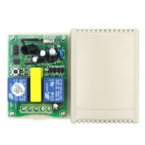 AC 220 V 2 CH RF 무선 원격 제어 스위치 관형 모터 셔터/윈치/차고 롤링 도어/전기 커튼/프로젝션, [01] 315mhz