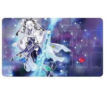 Sabermaster Card Rubber yugioh Mat Duel Gaming Competition Pad Binder Deck 23.6x13.7in (Sky Striker, Yuki-Onna