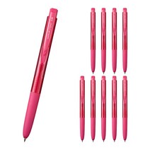 UNI Signo RT1 유니볼 시그노 노크식 볼펜 0.38mm (UMN-155-38), 10개, 베이비핑크 (UMN155-38)