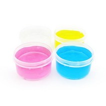 젤몬 클리어 아이슬라임 슬라임 안전한 액괴 70g, 핑크