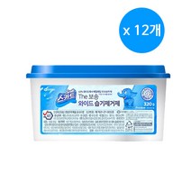 스카트 더보송 와이드 습기제거제 본품, 12개, 320g