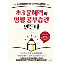 초3 문해력이 평생 공부습관 만든다:글쓰기로 완성하는 우리 아이 공부머리, 청림라이프