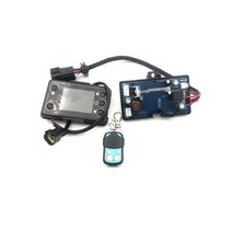자동차히터부품 에버스패커 에바스패커 1224v 디젤 에어 lcd 모니터 스위치 + 제어 보드 마더 보드 + 원격 컨트롤러 유사한 eberspacher webasto 2kw, 노란색