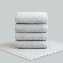 송월타월 호텔수건 크러쉬 150g 30수 면사, 연회색, 5개입