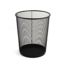심플한 매쉬 철 망 휴지통 사무실 종이 쓰레기통 분리수거, 랜덤 발송, 1개