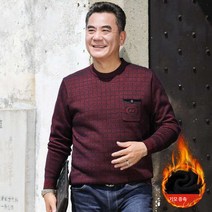 Z3JC 남성 도톰한 반폴라 체크 폴라 니트