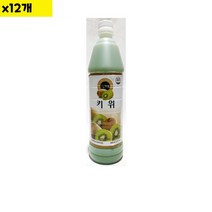 식자재 식재료 도매) 키위원액(청솔 835ml) x12개, 1