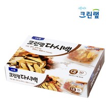 크린랲 크린랩 다시백 (대) 다시망 티백 차망 국물팩, 1개, 30개입