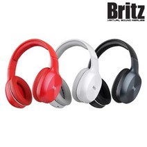 브리츠 W800BT Qplus 퀄컴 유무선 블루투스 헤드폰, 블랙