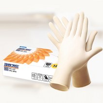 크린가드 G10 Soft 라텍스 글러브100개 식품용/다목적, 44500 소형 100개/1카톤