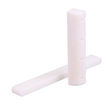 우쿨렐레 Uke 기타용 베이지 버팔로 본 브리지 새들 너트 슬롯, [01] 2pcs