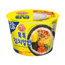 오뚜기 컵밥 톡톡 김치알밥 222g 비상식량 간편식 자취음식, 2세트