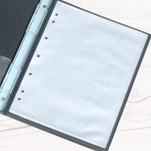 A5-100매..청운그린화일 다공 바인더 비닐 속지 B144
