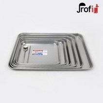 이디나 동서 직각쟁반 5호 알루미늄 양은쟁반 서빙 식당, 단일