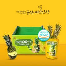 [윤선애선인장] 파인애플100주스 110ml*30포