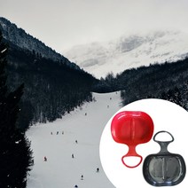 썰매2x PE 눈 썰매 헤비 듀티 스노우 보드 Toboggan 썰매 잔디 모래 슬라이딩 보드 Speeder Flyer Flying S