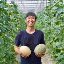 프리미엄 황금 오색 메론 산지직송 고당도 아삭아삭 깎아먹는 멜론 추석 명절 선물세트, 황금메론2수