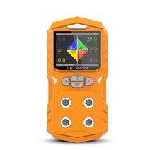 고정밀 디지털 산업용 유해 가스 누출 감지기 측정기, 4in1 검출기 가스 샘플링 펌프