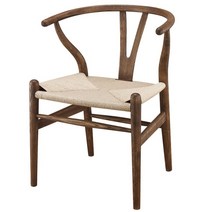 한스웨그너 베그너 스타일 의자 한스베그너 한스웨그너 나무 위시본 의자 한스 웨그너 y 의자 단단한 오크 나무 식당 가구 고급 식당 의자 안락 의자 고전적인 디자인 북유럽, 월넛 마감 베이지