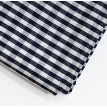 대폭 16수데님스판 선염 네이비 체크 Y2