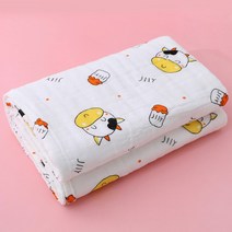 온열침낭 2인용 오리털 구스 두꺼운 모슬린 담요 100% 코튼 베이비 Swaddle 거즈 하위 랩 슬리핑 백 소프트, 12 12_01 70X90 CM