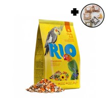 앵무새 먹이 리오 코뉴어 왕관 모란 앵무새 알곡 모이 1kg, 1개