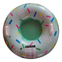 썰매장 눈썰매 썰매튜브야외 두꺼운 PVC 풍선 도넛 스키 서클 내구성 내마 모성 스노우 썰매 타이어 튜브