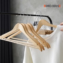 [홈앤하우스] 프리미엄 원목 옷걸이 시리즈 11종 택1, 원목 바지걸이 10P, 상세설명 참조