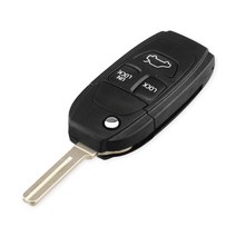 자동차 키링 키케이스 키홀더 KEYYOU- 교체형 5 버튼 원격 플립 폴딩 키 셸 볼보 XC70 S60 Fob 자동차 케, 05 3 Buttons key case