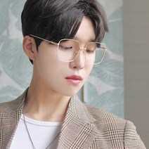 스타일호른 남자 여자 빅사이즈 메탈 사각안경테 31134