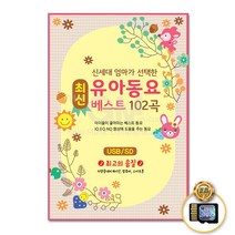 SD카드_신세대엄마들이선택한최신유아동요베스트102곡/넌할수있어라고말해주세요/그대로멈춰라/도깨비빤스/당근쏭/사은품CD증정