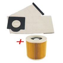 교체 먼지 필터 백 Karcher WD3 WD3200 MV3 진공 청소기 예비 부품 액세서리 Hepa 봉투, SET-3