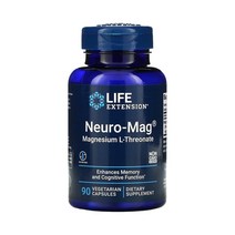 라이프익스텐션 Neuro-Mag 마그네슘 L-트레온산 Magnesium L-Threonate 베지 캡슐 90정, 1개, 기본