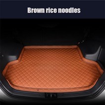 맞춤 볼보 XC90 미끄럼 깨끗한 트렁크 매트, 05 Brown