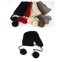 귀여운꽈배기니트짜임겨울귀마개귀도리귀덮개귀도리모자니트모자방한귀마개여성겨울모자귀달이모자